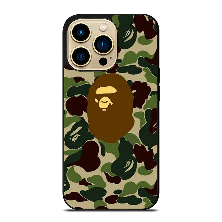 BATHING APE BAPE CAMO iPhone 14 Pro Max Case Cover