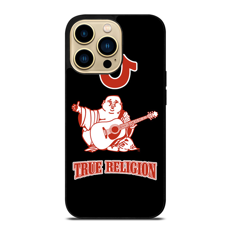 BIG BUDDHA TRUE RELIGION LOGO iPhone 14 Pro Max Case Cover