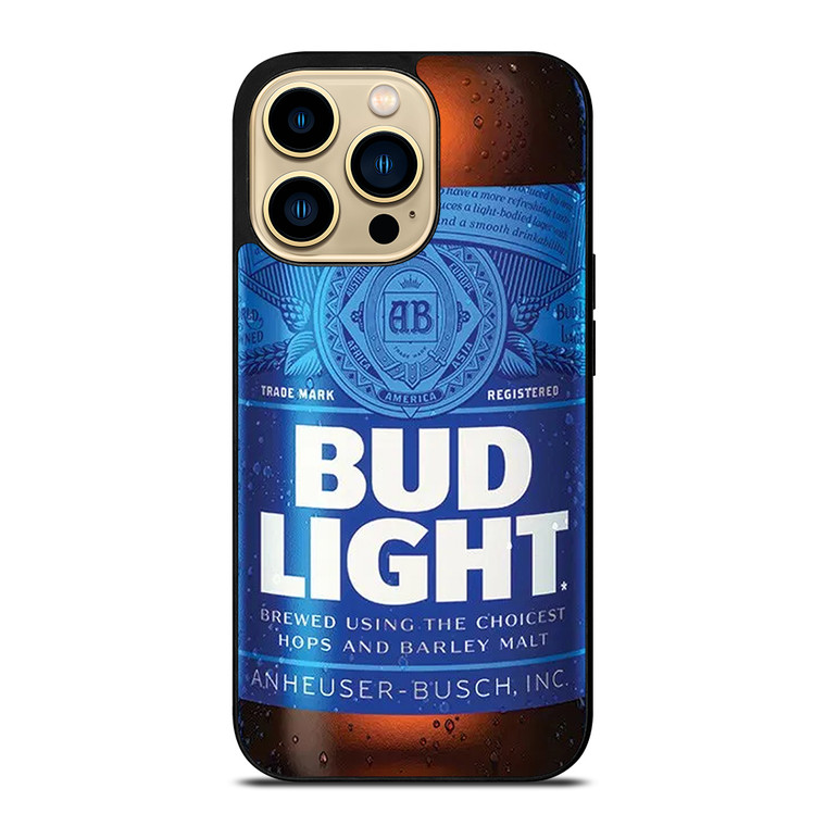 BUD LIGHT BEER BOTTLE iPhone 14 Pro Max Case Cover