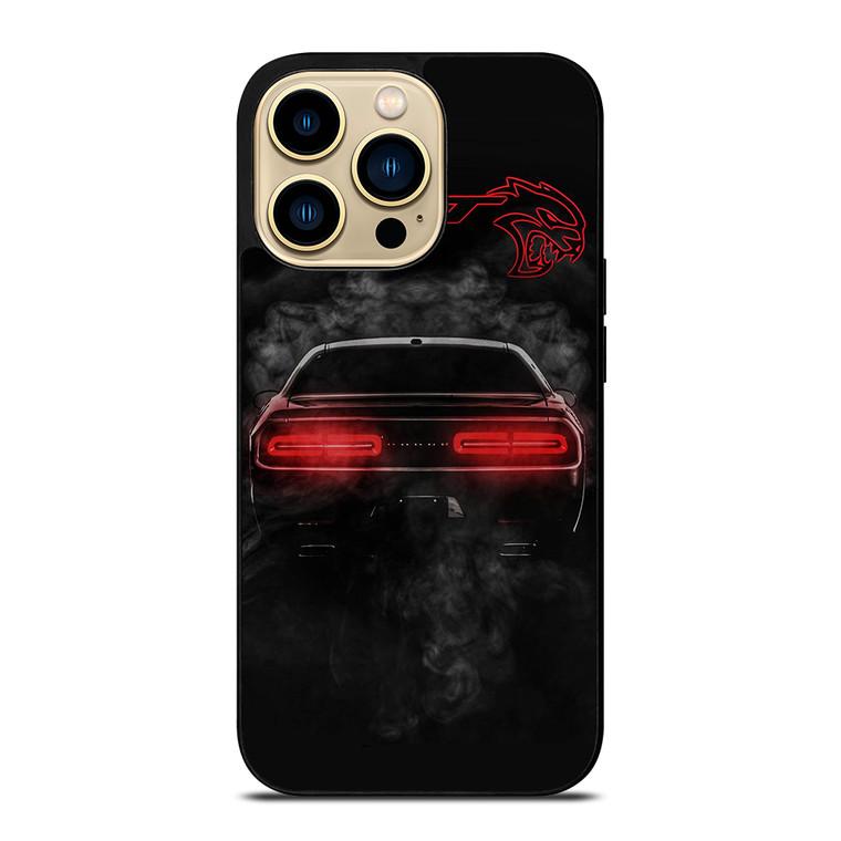 CHALLENGER HELLCAT BLACK DODGE SRT iPhone 14 Pro Max Case Cover CHALLENGER HELLCAT BLACK DODGE SRT iPhone 14 Pro Max Case Cover