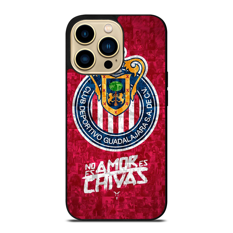 CHIVAS DE GUADALAJARA FOOTBALL CLUB LOGO iPhone 14 Pro Max Case Cover