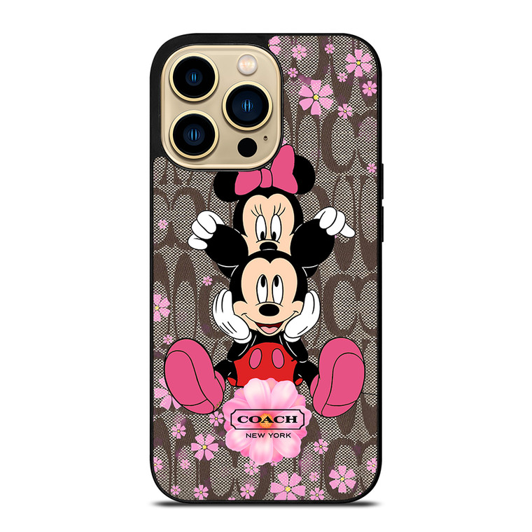 COACH MICKEY MINNIE iPhone 14 Pro Max Case Cover