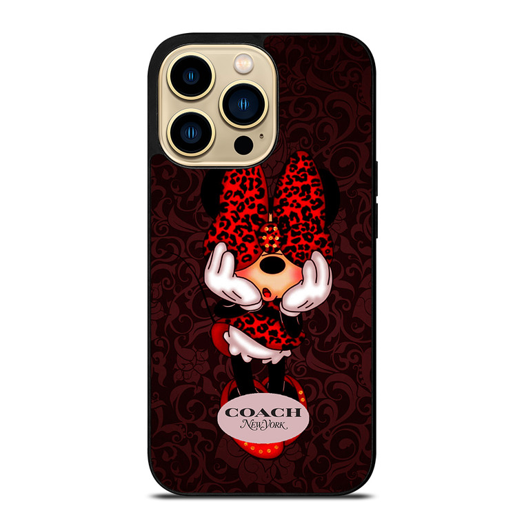 COACH MINNIE MOUSE NEW YORK iPhone 14 Pro Max Case Cover COACH MINNIE MOUSE NEW YORK iPhone 14 Pro Max Case Cover
