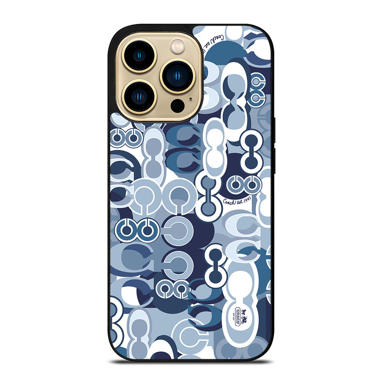 COACH NEW YORK BLUE iPhone 14 Pro Max Case Cover