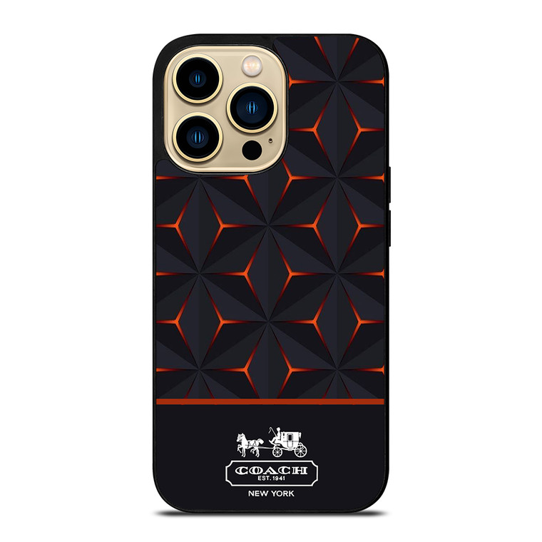 COACH NEW YORK PRISM iPhone 14 Pro Max Case Cover
