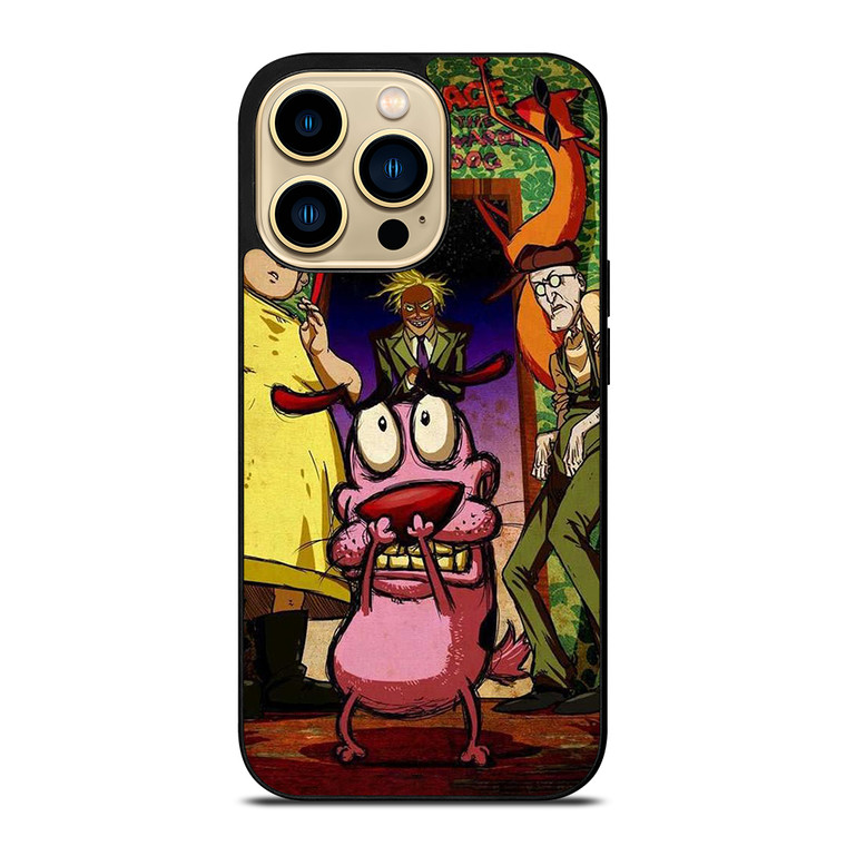 COURAGE THE COWARDLY DOG ART iPhone 14 Pro Max Case Cover
