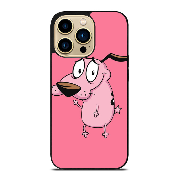 COURAGE THE COWARDLY DOG CARTOON iPhone 14 Pro Max Case Cover