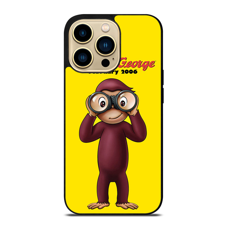 CURIOUS GEORGE CARTOON iPhone 14 Pro Max Case Cover