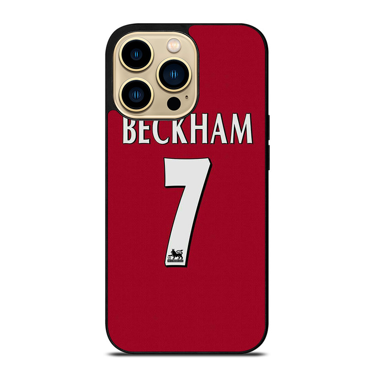 DAVID BECKHAM JERSEY MANCHESTER UNITED iPhone 14 Pro Max Case Cover
