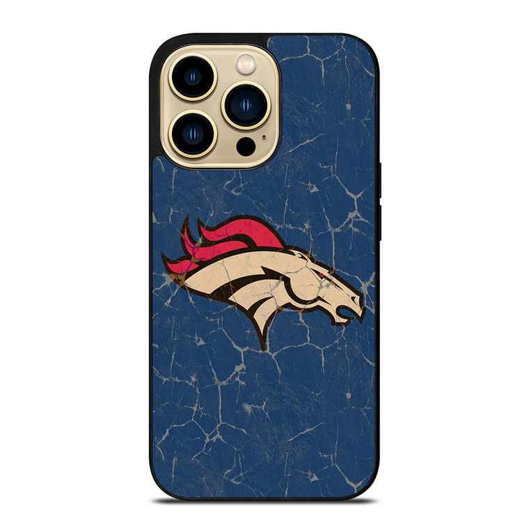 DENVER BRONCOS BROKEN LOGO iPhone 14 Pro Max Case Cover