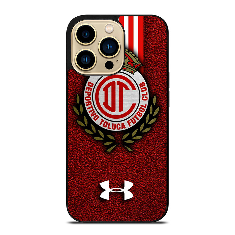 DEPORTIVO TOLUCA FC LEATHER LOGO iPhone 14 Pro Max Case Cover