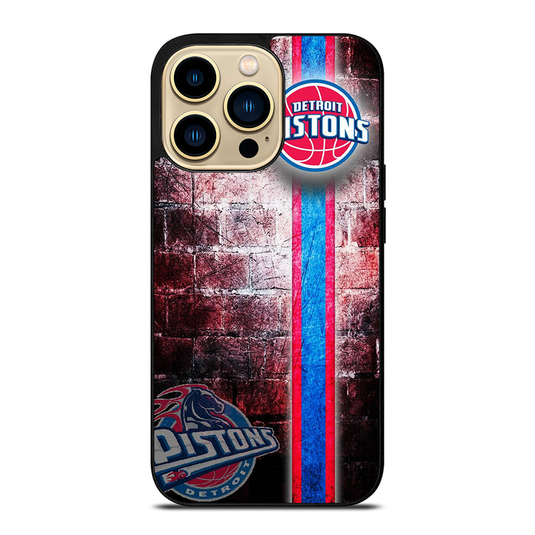 DETROIT PISTONS WALL LOGO iPhone 14 Pro Max Case Cover