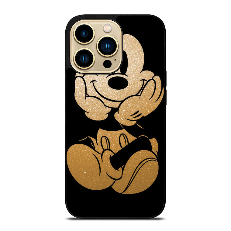 DISNEY MICKEY MOUSE GOLD iPhone 14 Pro Max Case Cover