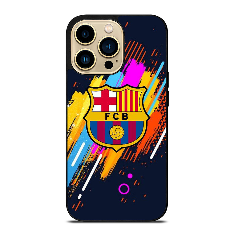 FC BARCELONA ART LOGO iPhone 14 Pro Max Case Cover