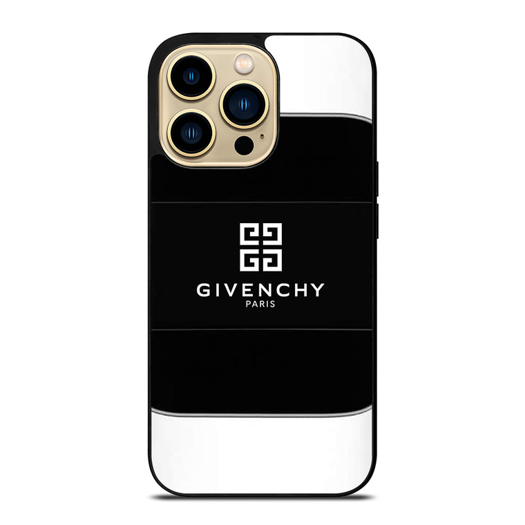GIVENCHY PARIS BLACK LOGO iPhone 14 Pro Max Case Cover