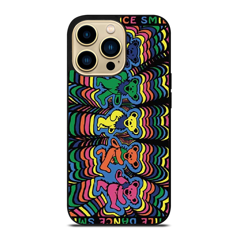 GRATEFUL DEAD SMILE DANCING BEARS iPhone 14 Pro Max Case Cover