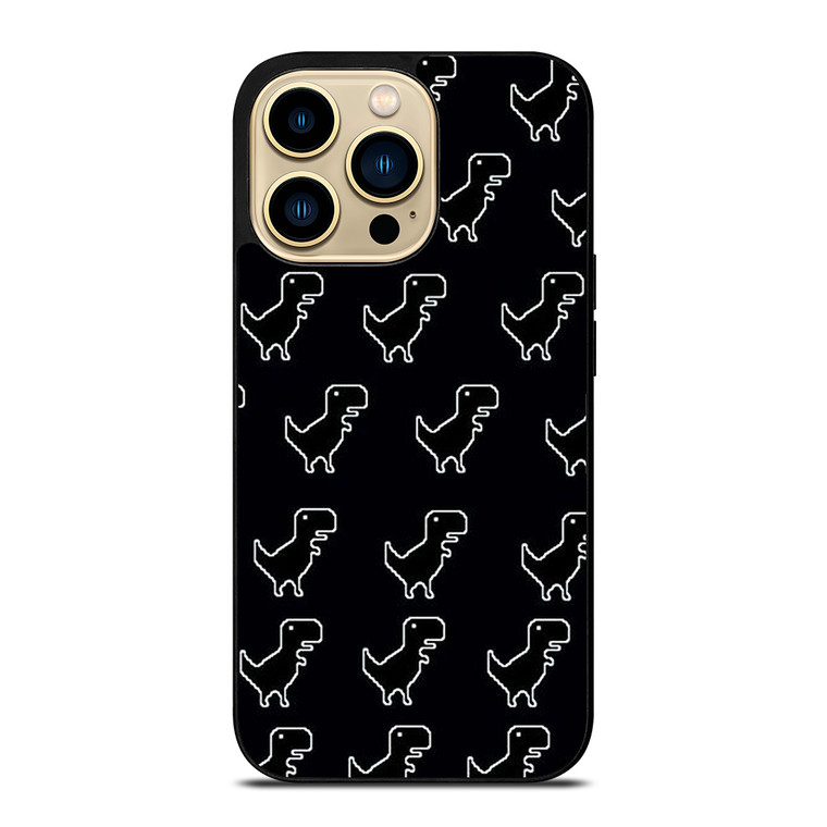 INTERNET ERROR DINOSAUR PATTERN iPhone 14 Pro Max Case Cover