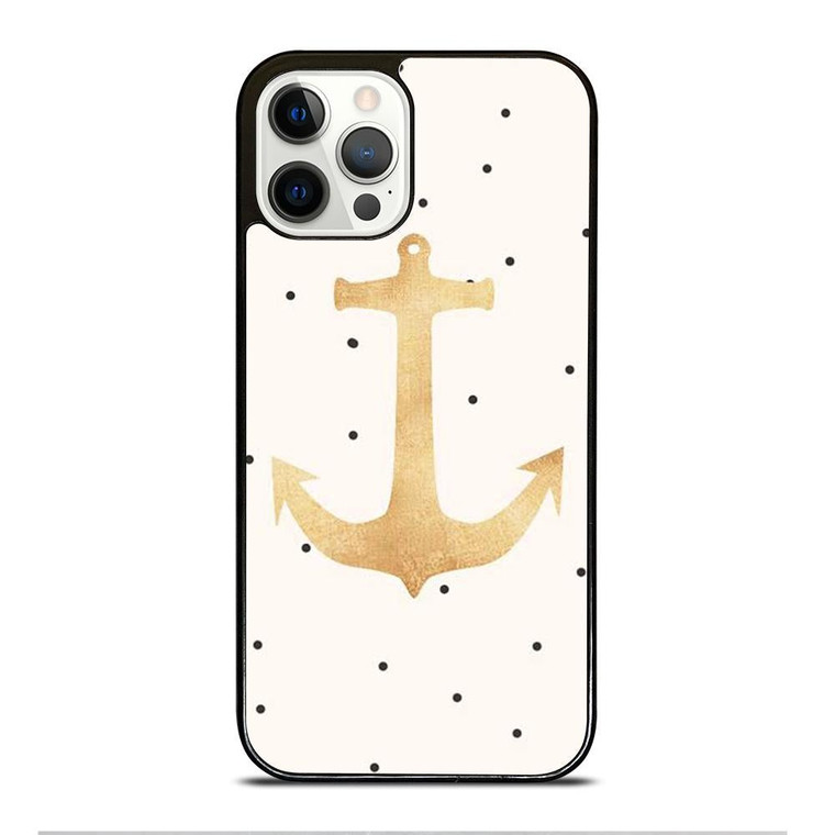 NAUTICAL ANCHOR POLKADOT iPhone 12 Pro Case Cover