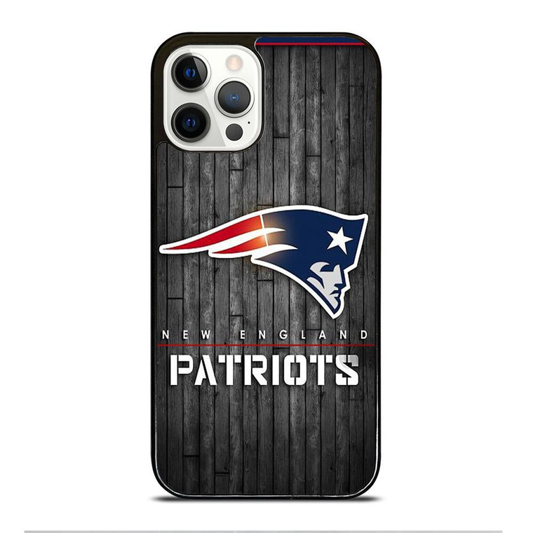 NEW ENGLAND PATRIOTS WOODEN LOGO iPhone 12 Pro Case Cover