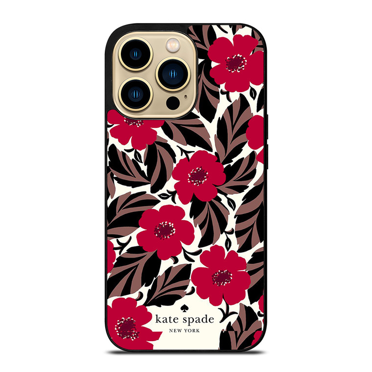 KATE SPADE FLOWER RED iPhone 14 Pro Max Case Cover