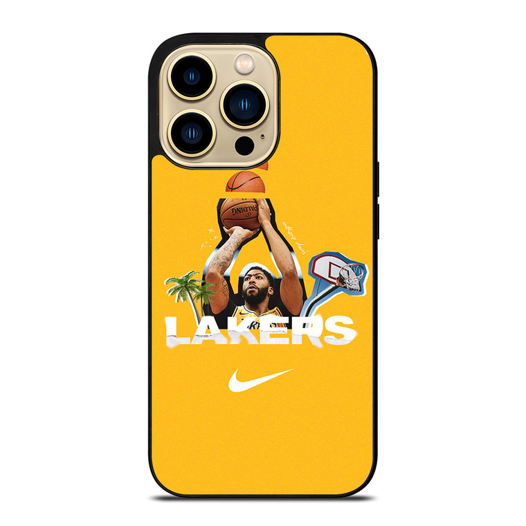 LA LAKERS ANTHONY DAVIS NIKE iPhone 14 Pro Max Case Cover