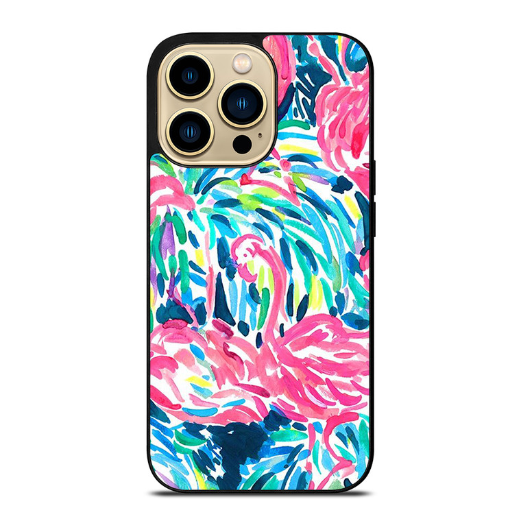 LILLY PULITZER FLAMINGO iPhone 14 Pro Max Case Cover