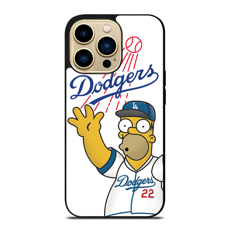 LOS ANGELES DODGERS THE SIMPSONS iPhone 14 Pro Max Case Cover