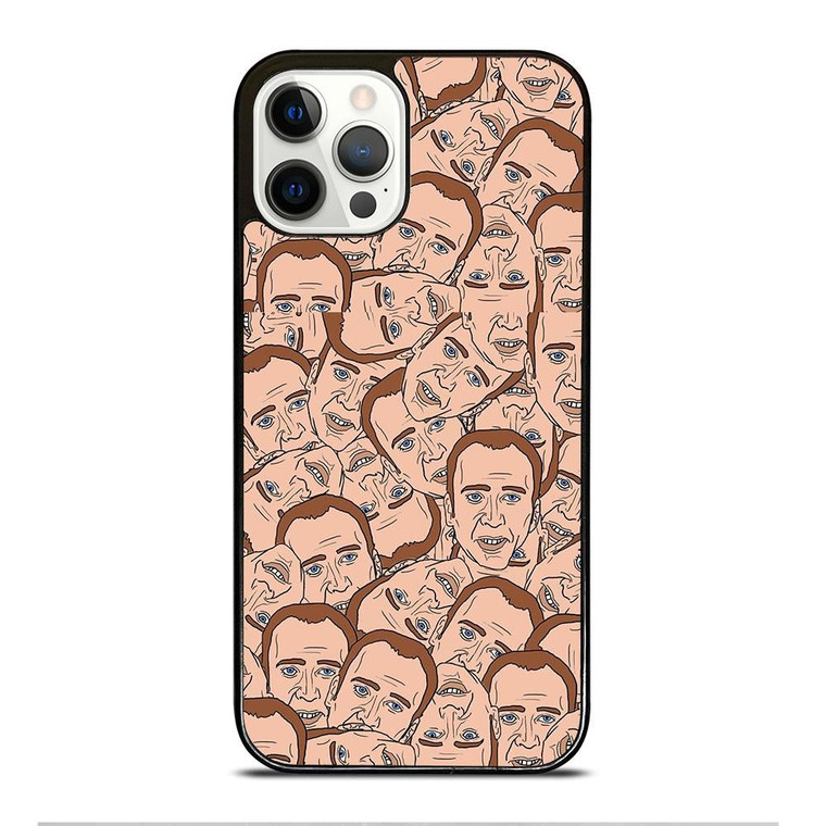 NICOLAS CAGE CARTOON COLLAGE iPhone 12 Pro Case Cover