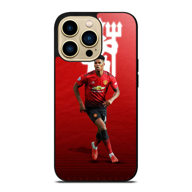 MANCHESTER UNITED MARCUS RAHFORD iPhone 14 Pro Max Case Cover