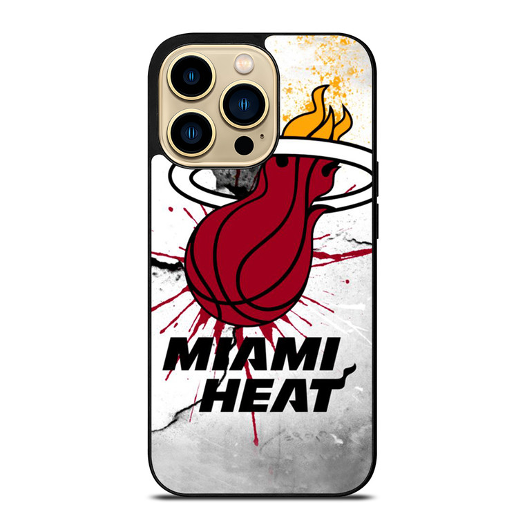 MIAMI HEAT ART LOGO iPhone 14 Pro Max Case Cover