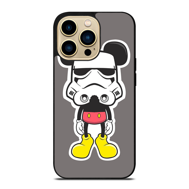 MICKEY MOUSE STORMTROOPER STAR WARS iPhone 14 Pro Max Case Cover