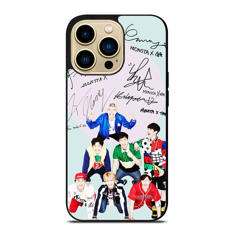 MONSTA X K POP SIGNATURE iPhone 14 Pro Max Case Cover