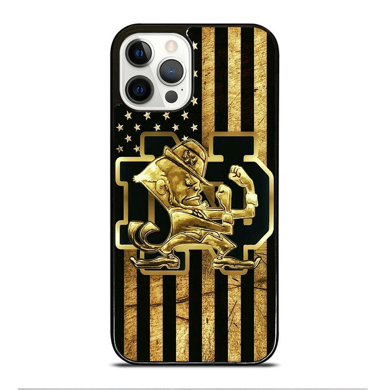 NOTRE DAME FIGHTING IRISH GOLD iPhone 12 Pro Case Cover