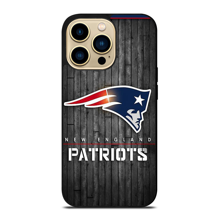 NEW ENGLAND PATRIOTS WOODEN LOGO iPhone 14 Pro Max Case Cover