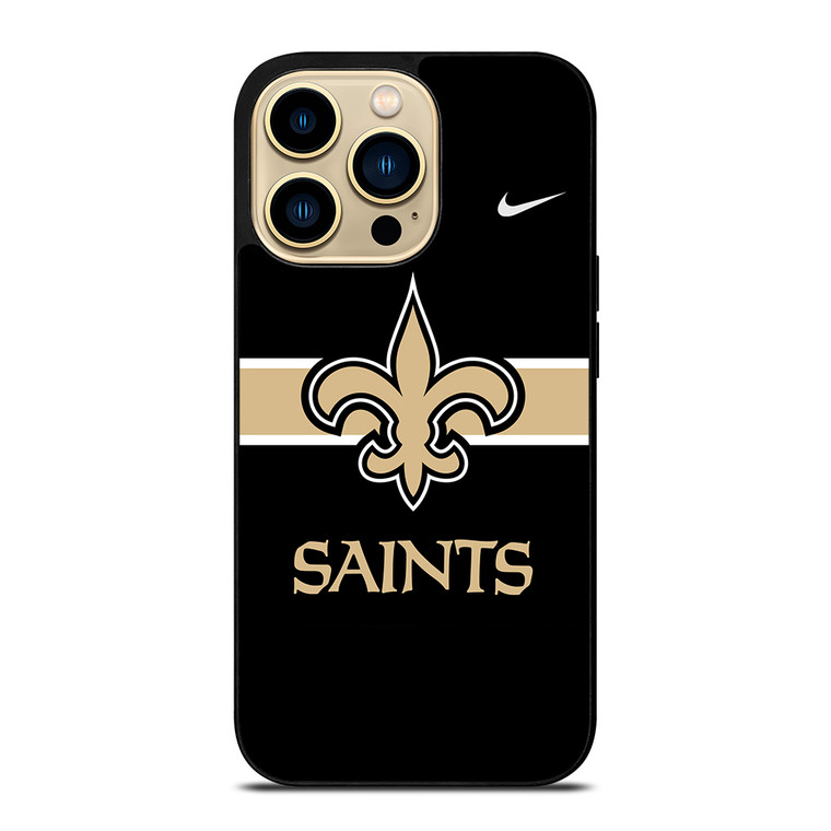 NEW ORLEANS SAINTS NFL NIKE LOGO iPhone 14 Pro Max Case Cover