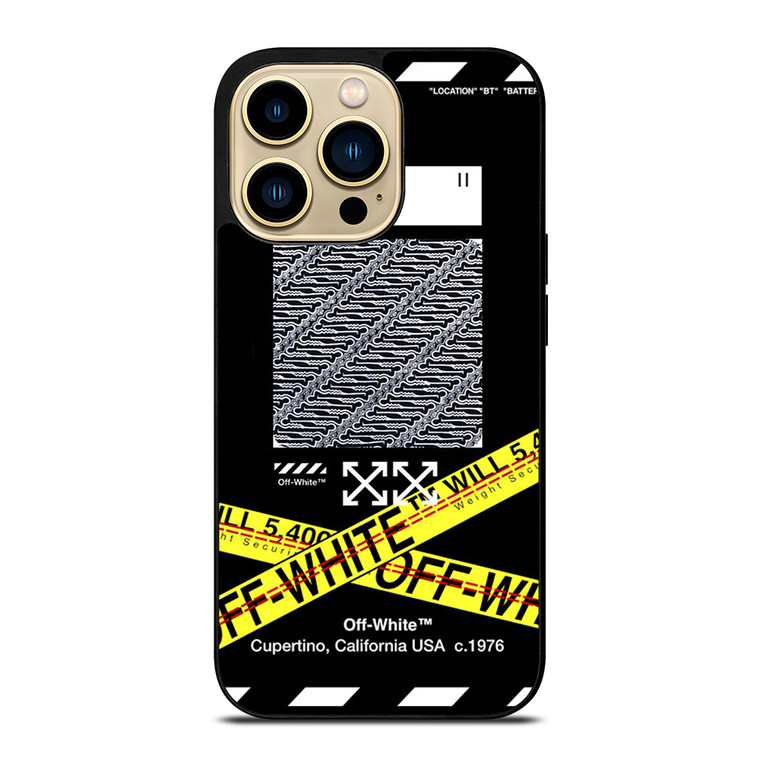 OFF WHITE X BATIK iPhone 14 Pro Max Case Cover