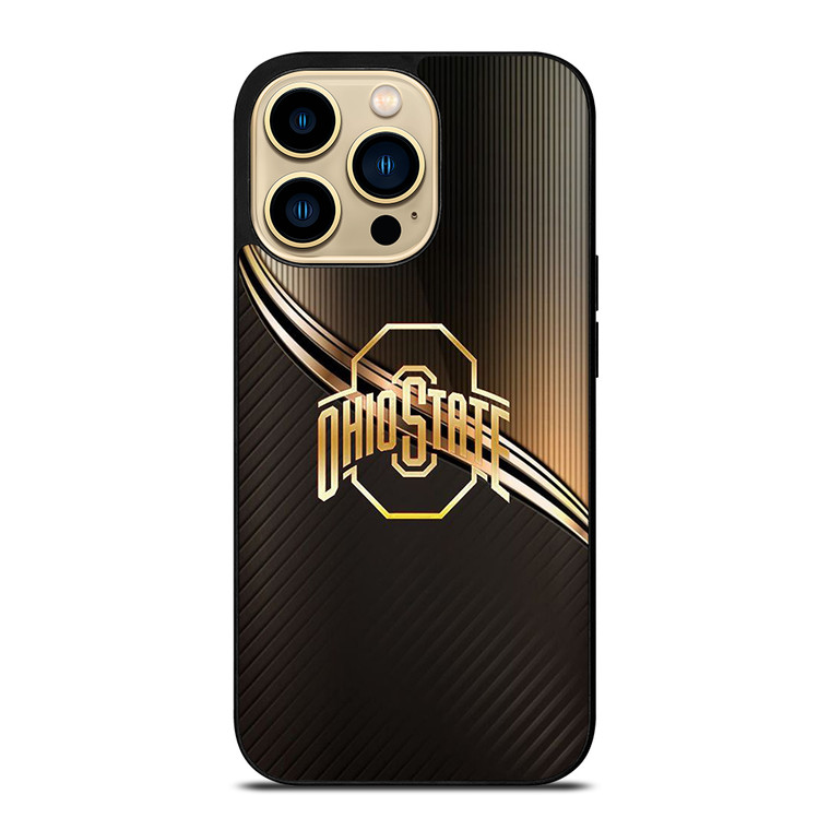 OHIO STATE FOOTBALL GOLD LOGO iPhone 14 Pro Max Case Cover