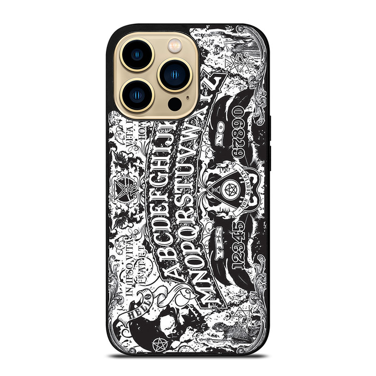 OUIJA BOARD BLACK AND WHITE iPhone 14 Pro Max Case Cover