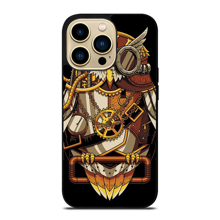 OWL STEAMPUNK iPhone 14 Pro Max Case Cover