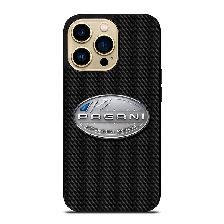 PAGANI AUTOMOBILI CARBON LOGO iPhone 14 Pro Max Case Cover
