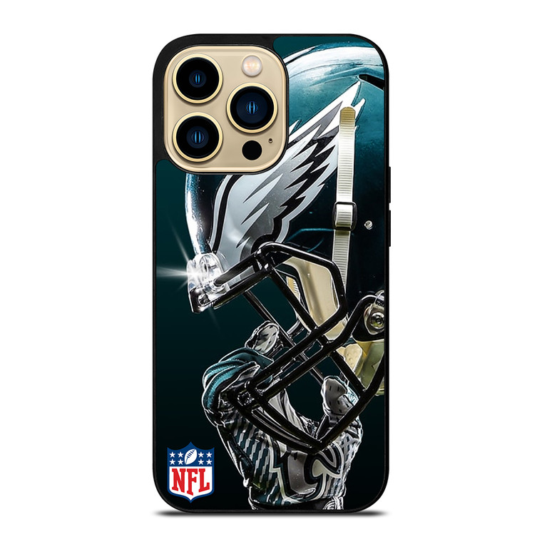 PHILADELPHIA EAGLES NFL HELMET iPhone 14 Pro Max Case Cover