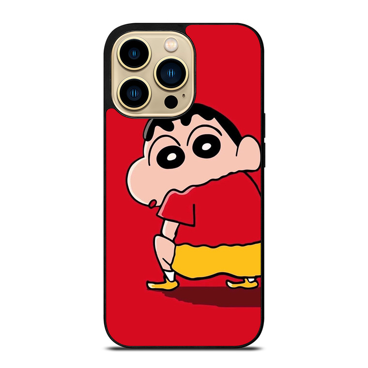 SHIN CHAN RED MINIMALIST iPhone 14 Pro Max Case Cover