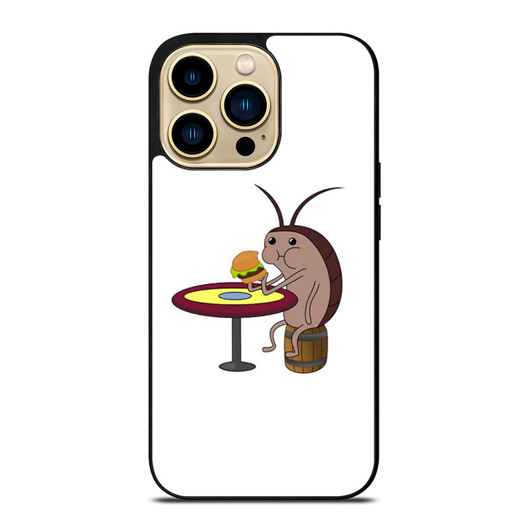 SPONGEBOB COCKROACH EAT PATTY iPhone 14 Pro Max Case Cover