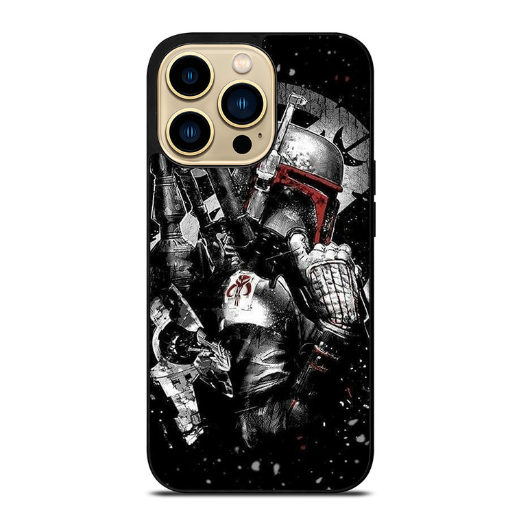 STAR WARS BOBA FETT ART iPhone 14 Pro Max Case Cover