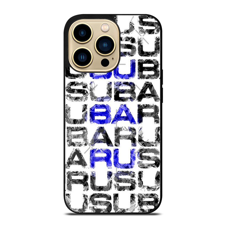 SUBARU CROSSWORD PUZZLE iPhone 14 Pro Max Case Cover