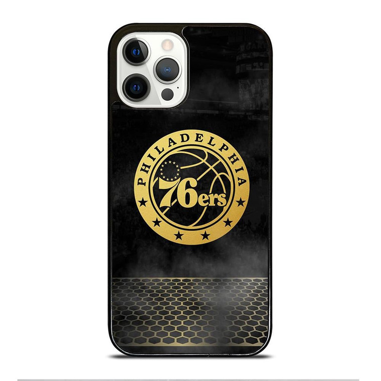 PHILADELPHIA 76ERS GOLD LOGO iPhone 12 Pro Case Cover