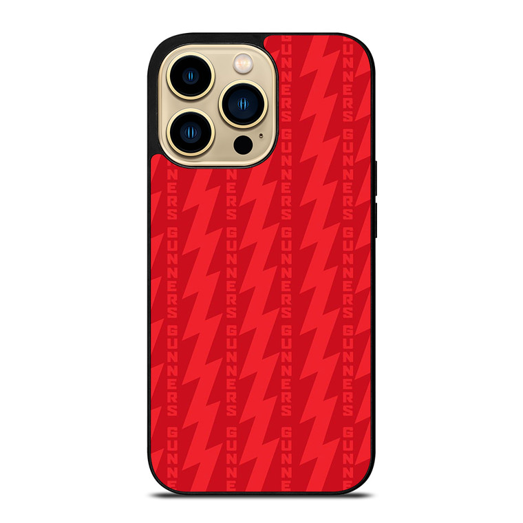 THE GUNNERS ARSENAL RED PATTERN iPhone 14 Pro Max Case Cover