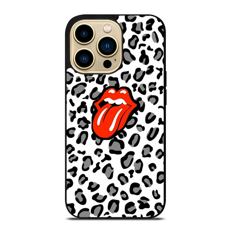 THE ROLLING STONES LEOPARD SKIN iPhone 14 Pro Max Case Cover