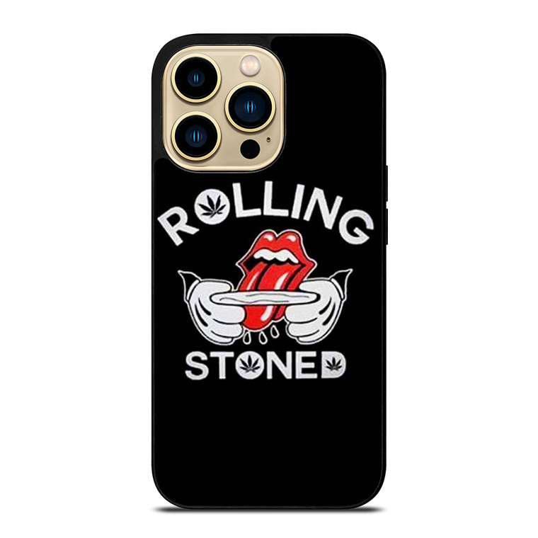 THE ROLLING STONES WEED LOGO iPhone 14 Pro Max Case Cover