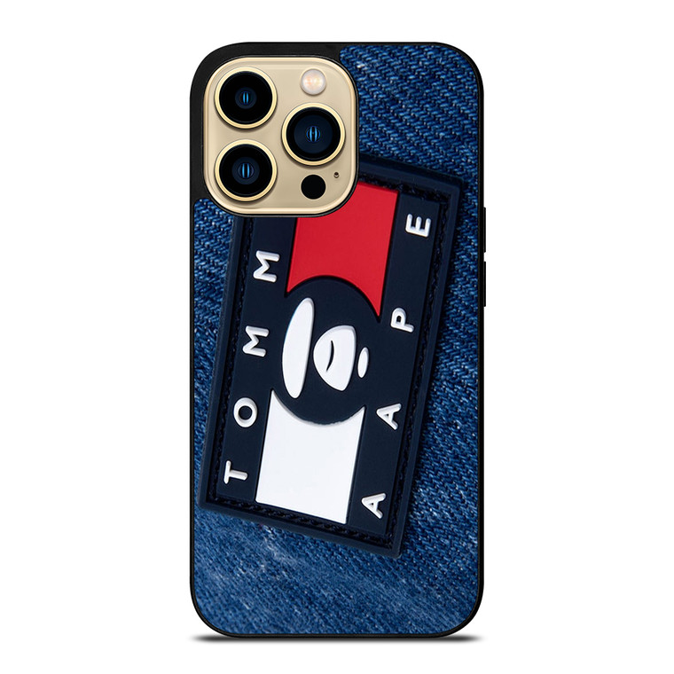TOMMY HILFIGER JEANS BAPE APE iPhone 14 Pro Max Case Cover